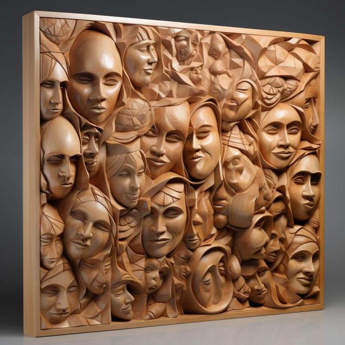 نموذج ثلاثي الأبعاد لآلة CNC 3D Art 